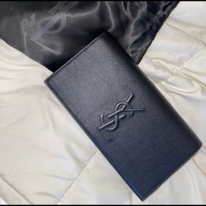 *new* large belle de jour Saint Laurent YSL black clutch